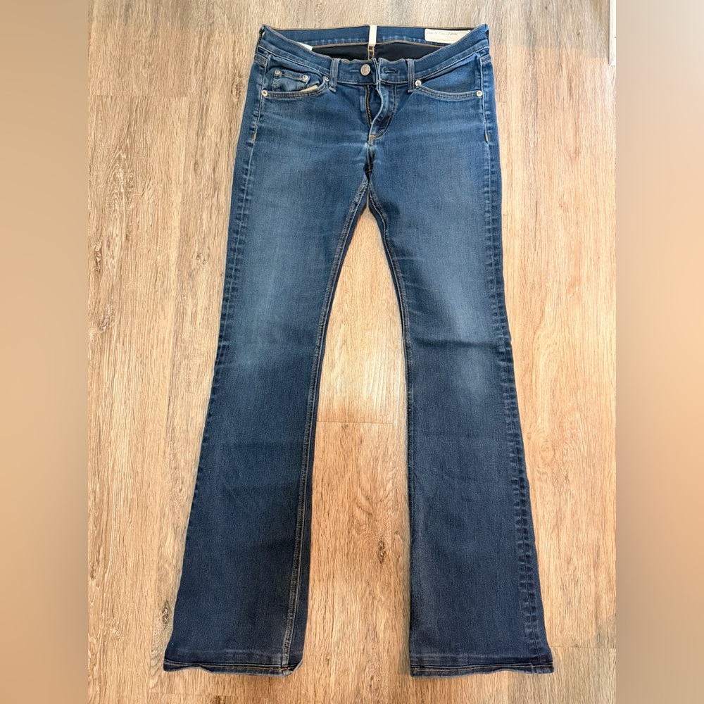 rag & bone Dark Blue Flare Jeans